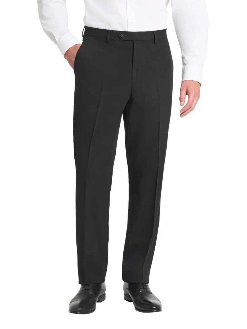Chaps  Suit Trouser  Dress Pants Black, 34W X 32L